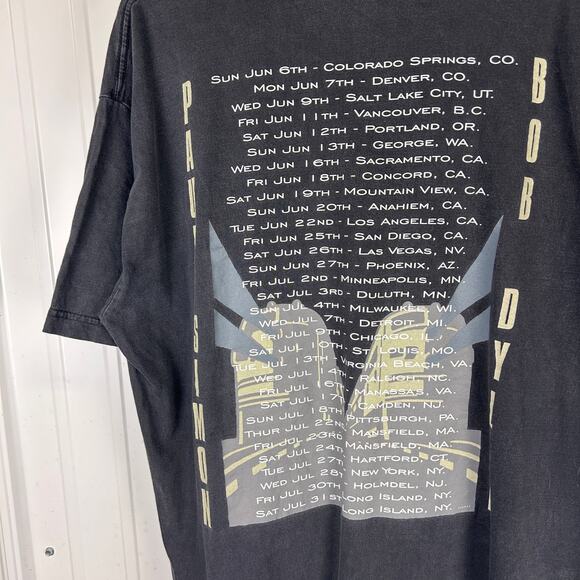 Bob Dylan Paul Simon In Concert 1999 Tour XL Giant Tag Shirt - Picture 5 of 5